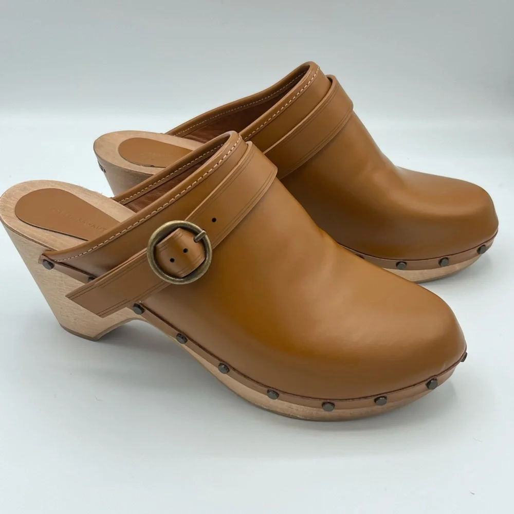 Isabel Marant Sz 41 / 11 Taiya Studded Leather Clogs - Picture 10 of 11